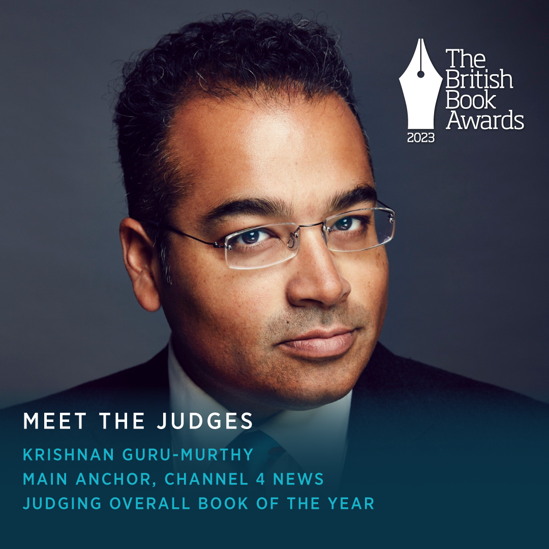 Krishnan Guru-Murthy will be a judge for the British Book Awards 2023