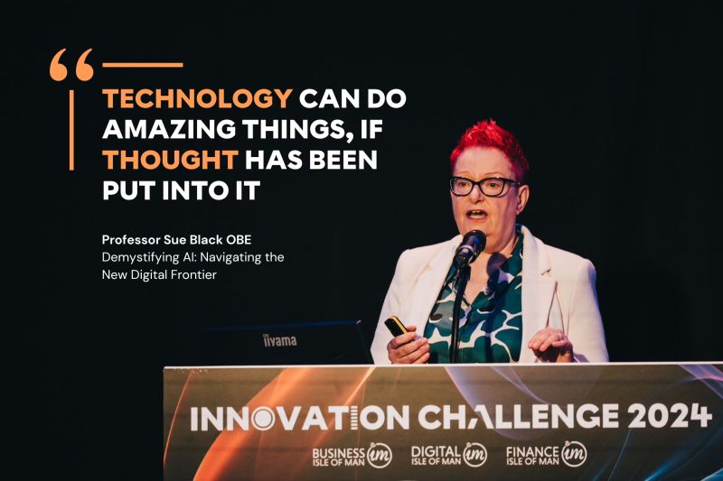 Professor Sue Black OBE at the Innovation Challenge 2024