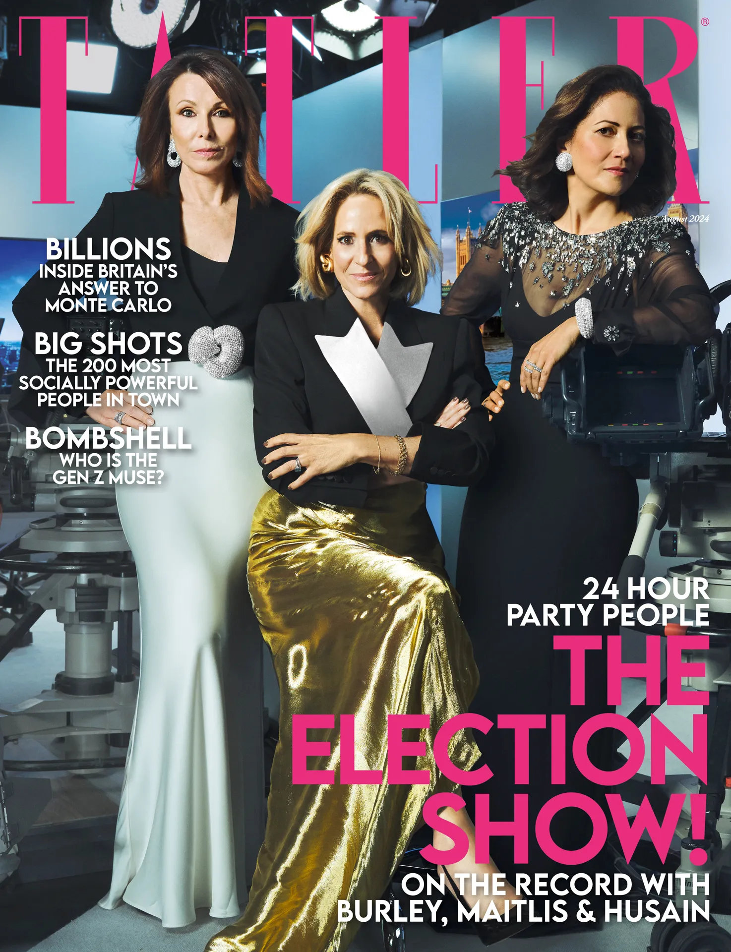 Lights, camera, action: Tatler’s August cover featuring Emily Maitlis