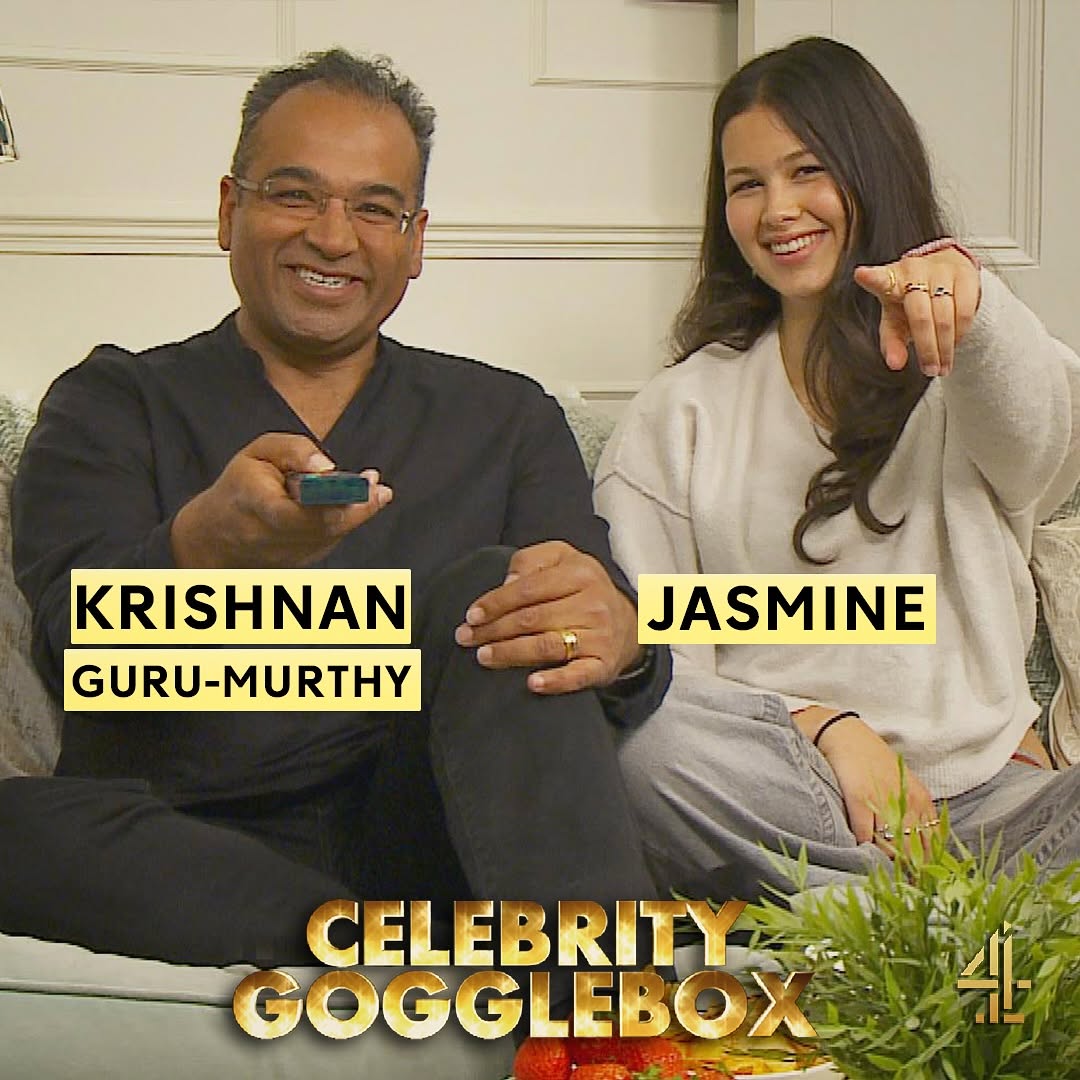 Krishnan Guru-Murthy on Celebrity Gogglebox