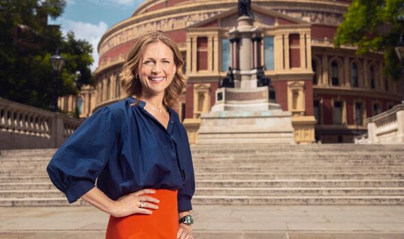 Katie Derham hosts the last night of the BBC Proms