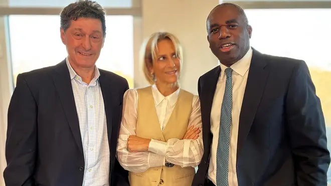 Emily Maitlis interviews David Lammy for The News Agents