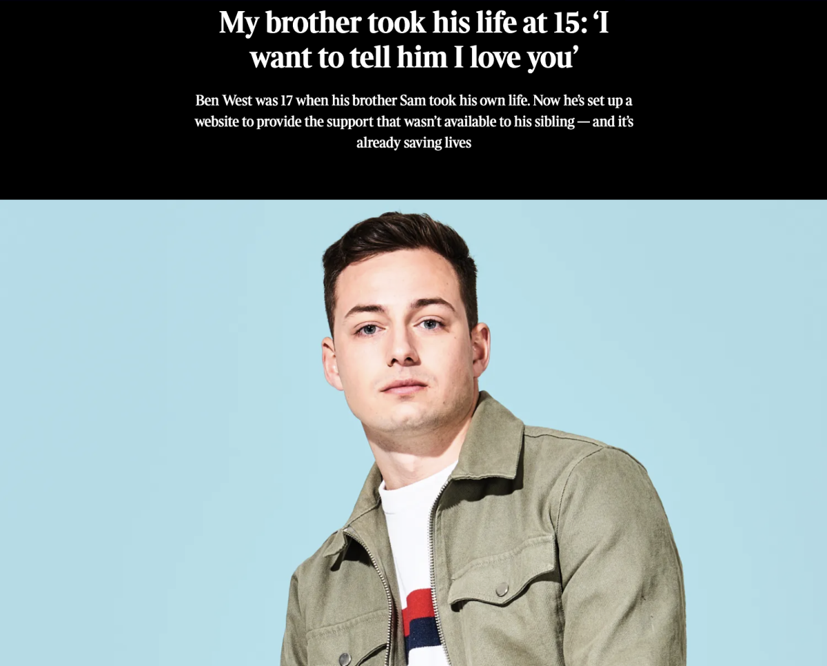 Ben West in The Times