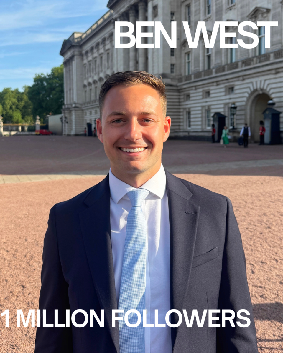 Ben West hits 1 Million followers on Instagram