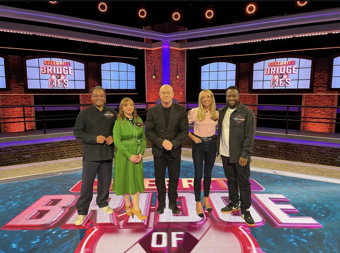 Krishnan Guru Murthy on Celebrity Bridge of Lies